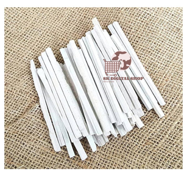 AnNafi® Chalk Pencils Edible | Raw Simple White Slate Pencil || Premium Edible Chalk Slate For Eating