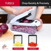 Fullstar Vegetable Chopper - Food Chopper - Onion Chopper - Vegetable Slicer & Spiralizer - Veggie Chopper with Container - Kitchen Gadgets - Home Essentials - Kitchen Accessories (All in 1, White) - Image 2